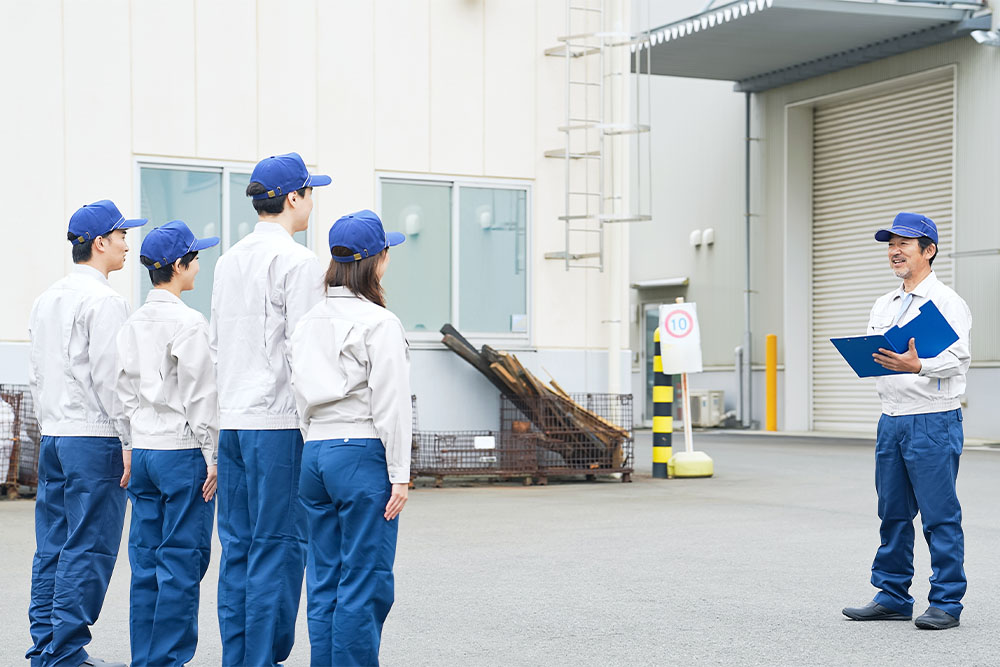現場作業の様子
